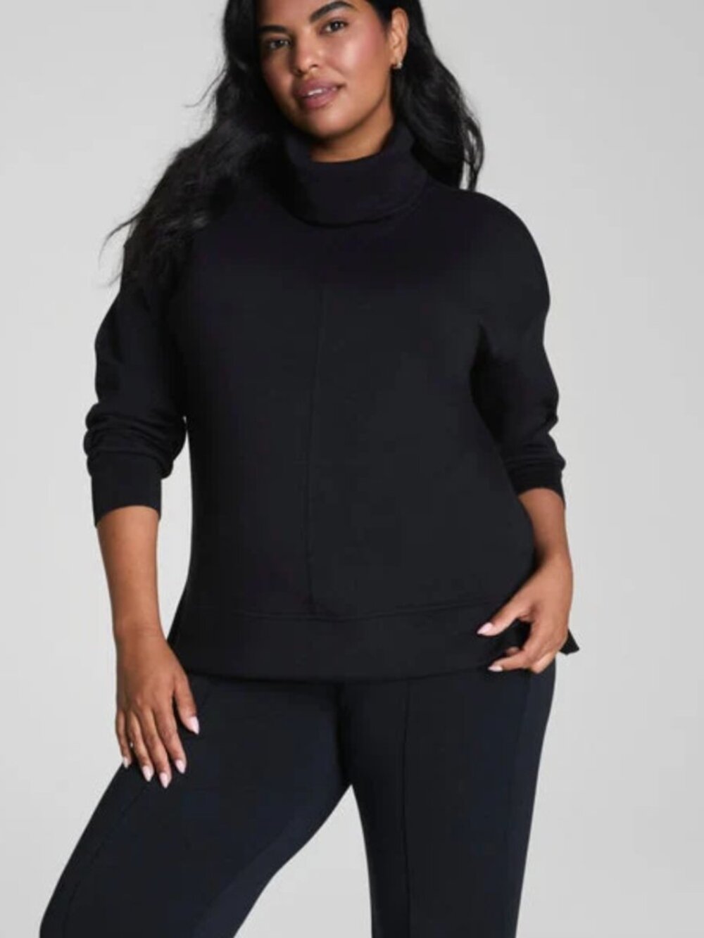 Black SPANX AirEssentials Turtleneck Tunic Size 1X